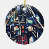 Joseph Stella - Old Brooklyn Bridge Keramik Ornament (Vorne)