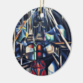 Joseph Stella - Old Brooklyn Bridge Keramik Ornament (Links)