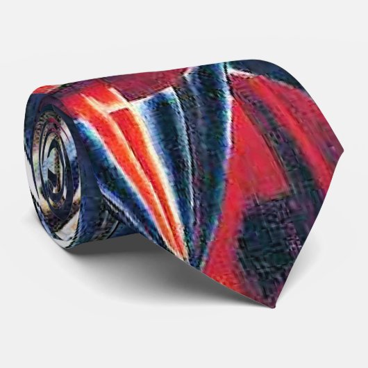 Joseph Stella - Old Brooklyn Bridge Krawatte (Gerollt)