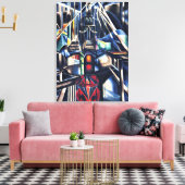 Joseph Stella - Old Brooklyn Bridge Leinwanddruck (Insitu (Wohnzimmer))