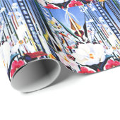 Joseph Stella painting, Blume Italien Geschenkpapier (Rolleneckpunkt)