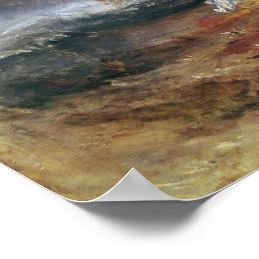 Joseph Turner Art Poster (Ecke)