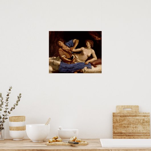 Joseph und die Ehefrau Potiphar, c.1649 Poster (Küche)