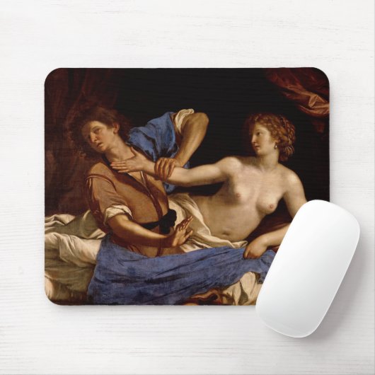 Joseph und die Ehefrau von Potiphar, c.1649 Mousepad (Mit Mouse)