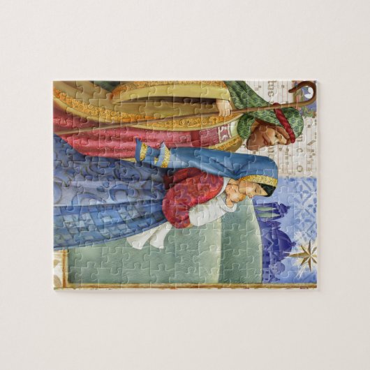 Joseph und Mary mit Jesus Puzzle (Horizontal)