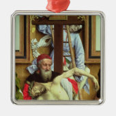 Joseph von Arimathea den toten Christus stützend Silbernes Ornament (Vorne)