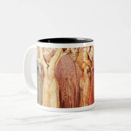 Joseph von Arimathea Predigen Zweifarbige Tasse (Vorderseite Links)