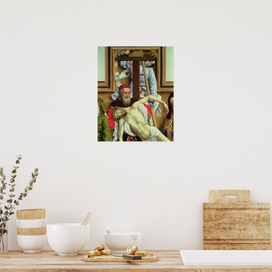 Joseph von Arimathea unterstützt den Toten Christu Poster (Küche)