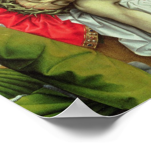 Joseph von Arimathea unterstützt den Toten Christu Poster (Ecke)