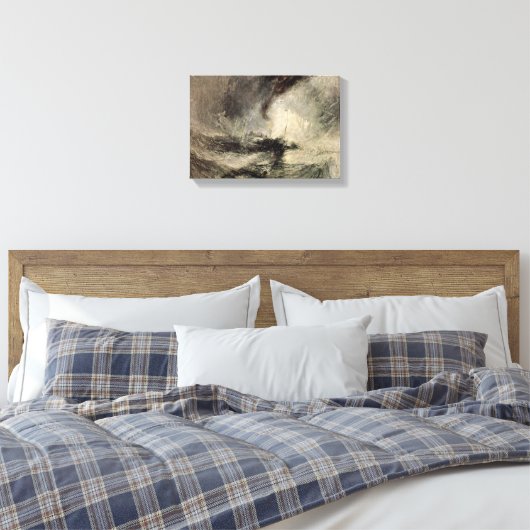 Joseph William Turner - Schneesturm im Hafen Leinwanddruck (Insitu (Schlafzimmer))