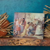 Joseph wird von seinen Brüdern anerkannt Fotoplatte (Seite)