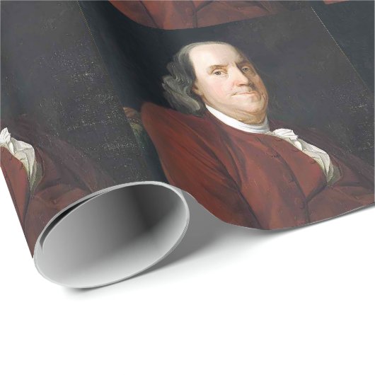 Joseph Wright Benjamin Franklin Geschenkpapier (Rolleneckpunkt)
