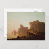 Joseph Wright - Der Golf von Salerno Postkarte (Vorne/Hinten)