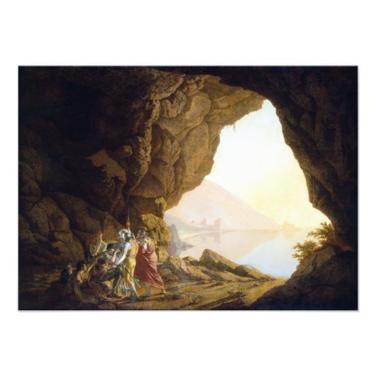 Joseph Wright von Derby Grotto Poster (Vorne)