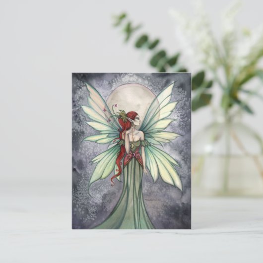 Josephina Fairy Fantasy Kunst, Dichtung und Musik Postkarte (Stehend Vorderseite)