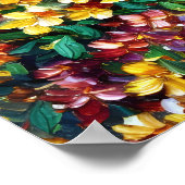 Josephine Baker Floral Art Poster (Ecke)