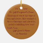 Josephine Baker im 21. Jahrhundert (Personalisiert Keramik Ornament (Hinten)