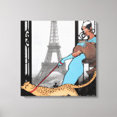 Josephine Baker Wrapped Canvas Print Leinwanddruck (Vorderseite)