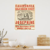 "Josephine" bis "California Advertisement (1280A) Poster (Küche)