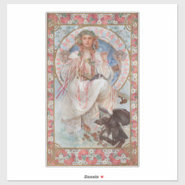 Josephine Crane Bradley als Lavia von Alphonse Muc Aufkleber