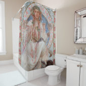 Josephine Crane Bradley als Lavia von Alphonse Muc Duschvorhang (Beispiel)