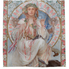 Josephine Crane Bradley als Lavia von Alphonse Muc Duschvorhang