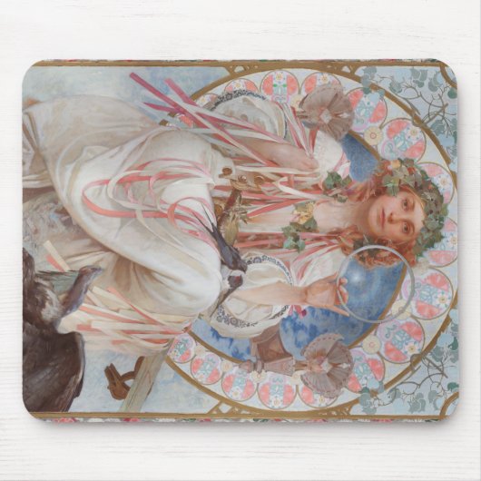 Josephine Crane Bradley als Lavia von Alphonse Muc Mousepad (Vorne)