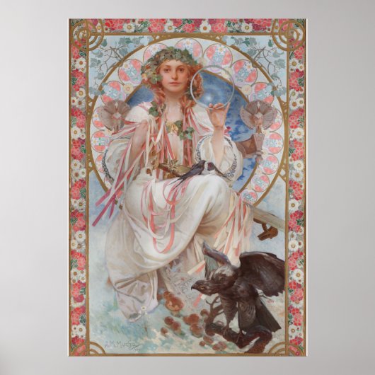 Josephine Crane Bradley als Lavia von Alphonse Muc Poster (Vorne)
