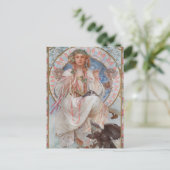 Josephine Crane Bradley als Lavia von Alphonse Muc Postkarte (Stehend Vorderseite)