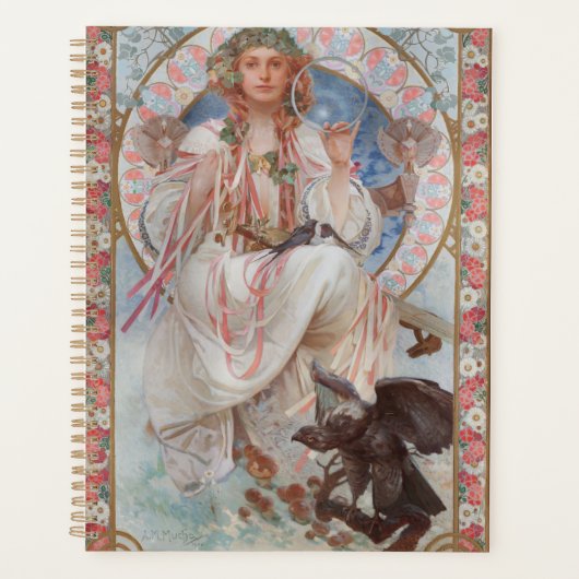Josephine Crane Bradley as Lavia by Alphonse Mucha Planer (Vorderseite)