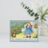 Josephine die Hexenkatze Postkarte (Stehend Vorderseite)