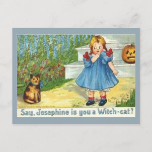 Josephine die Hexenkatze Postkarte