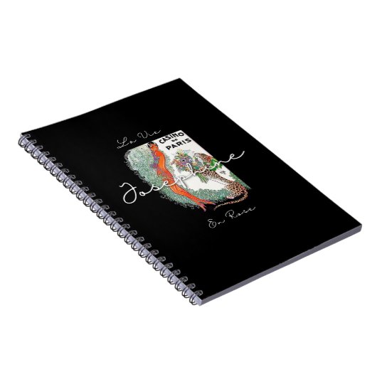 Josephine Jazz Age Elegance – 1920s Paris  Notizblock (Rechte Seite)