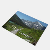 Josephine Lake Trail mit Monte Guild am Gletscher Fußmatte (Schrägansicht)