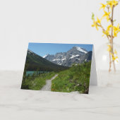 Josephine Lake Trail mit Monte Guild am Gletscher Karte (Gelbe Blume)