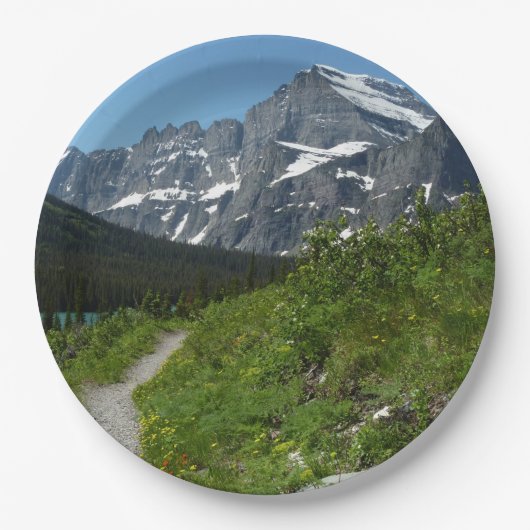 Josephine Lake Trail mit Monte Guild am Gletscher Pappteller (Vorderseite)