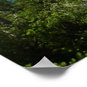 Josephine Lake Trail mit Monte Guild am Gletscher Poster (Ecke)