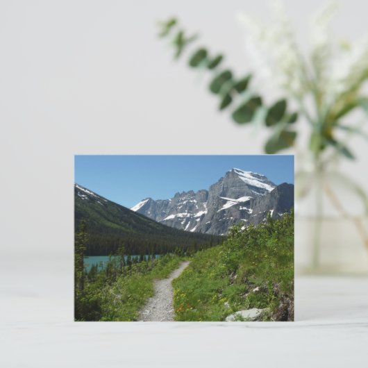 Josephine Lake Trail mit Monte Guild am Gletscher Postkarte (Stehend Vorderseite)