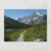 Josephine Lake Trail mit Monte Guild am Gletscher Postkarte (Vorderseite)