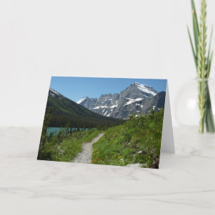 Josephine Lake Trail mit Mount Guild am Glacier Karte