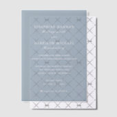 Josephine Traditionelle Hochzeit Pergament Einladungen (Versetzt (Einladung))