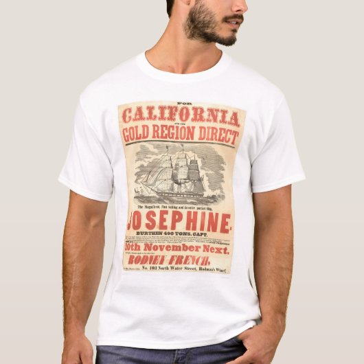 "Josephine" zu Kalifornien-Anzeige (1280A) T-Shirt (Vorderseite)