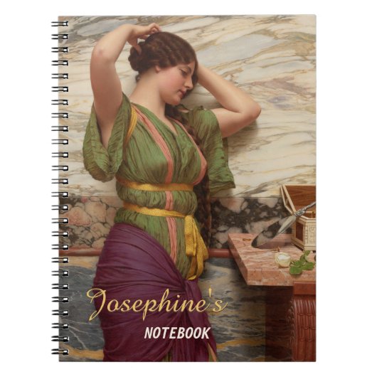 Josephine's CC0633 John William Godward-Notebook Notizblock (Vorderseite)
