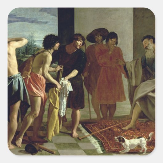 Joseph's Coat, 1630 Quadratischer Aufkleber (Vorderseite)