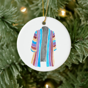 Joseph's Coat of Many Colors — Jesse Tree Keramik Ornament