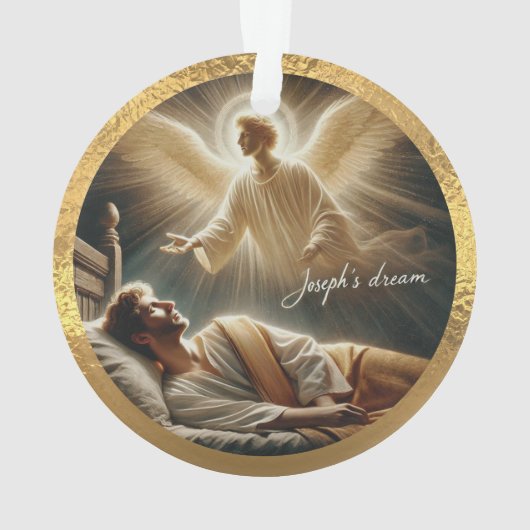 Joseph's Dream Acrylic Ornament (Rückseite)