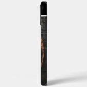 Joseph's Elch-Holzschnitzen Case-Mate iPhone Hülle (Rückseite / Links)