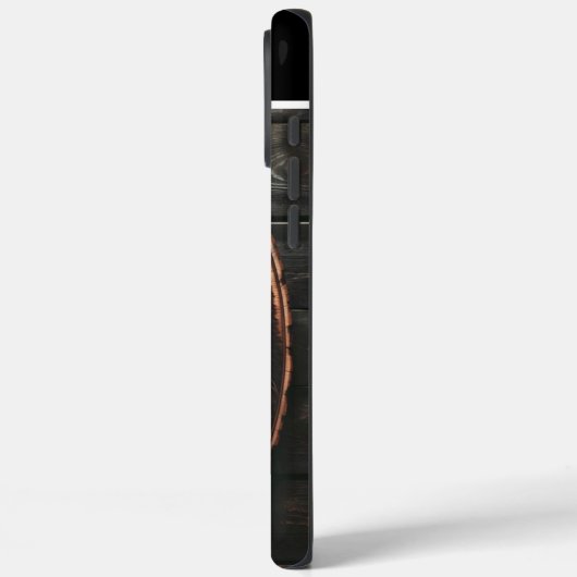 Joseph's Elch-Holzschnitzen Case-Mate iPhone Hülle (Rückseite / Links)