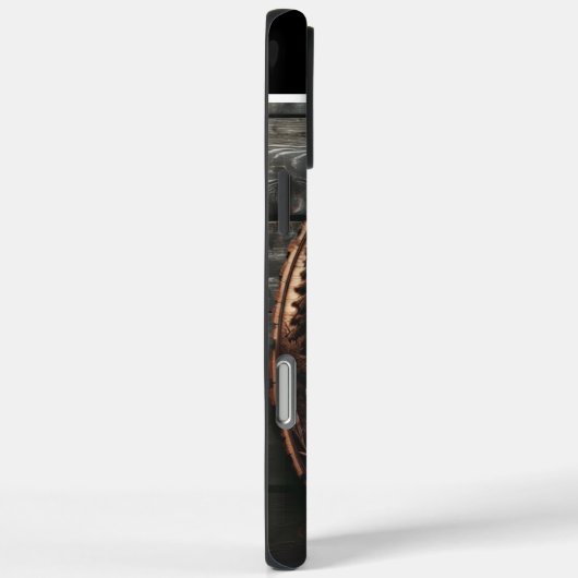 Joseph's Elch-Holzschnitzen Case-Mate iPhone Hülle (Rückseite / Rechts)