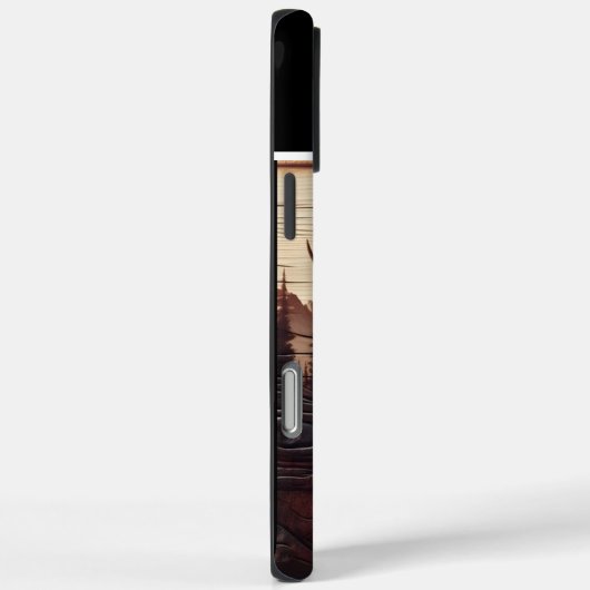 Joseph's Elch-Holzschnitzen Case-Mate iPhone Hülle (Rückseite / Rechts)